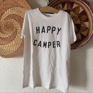 Bee and fox happy camper shirt